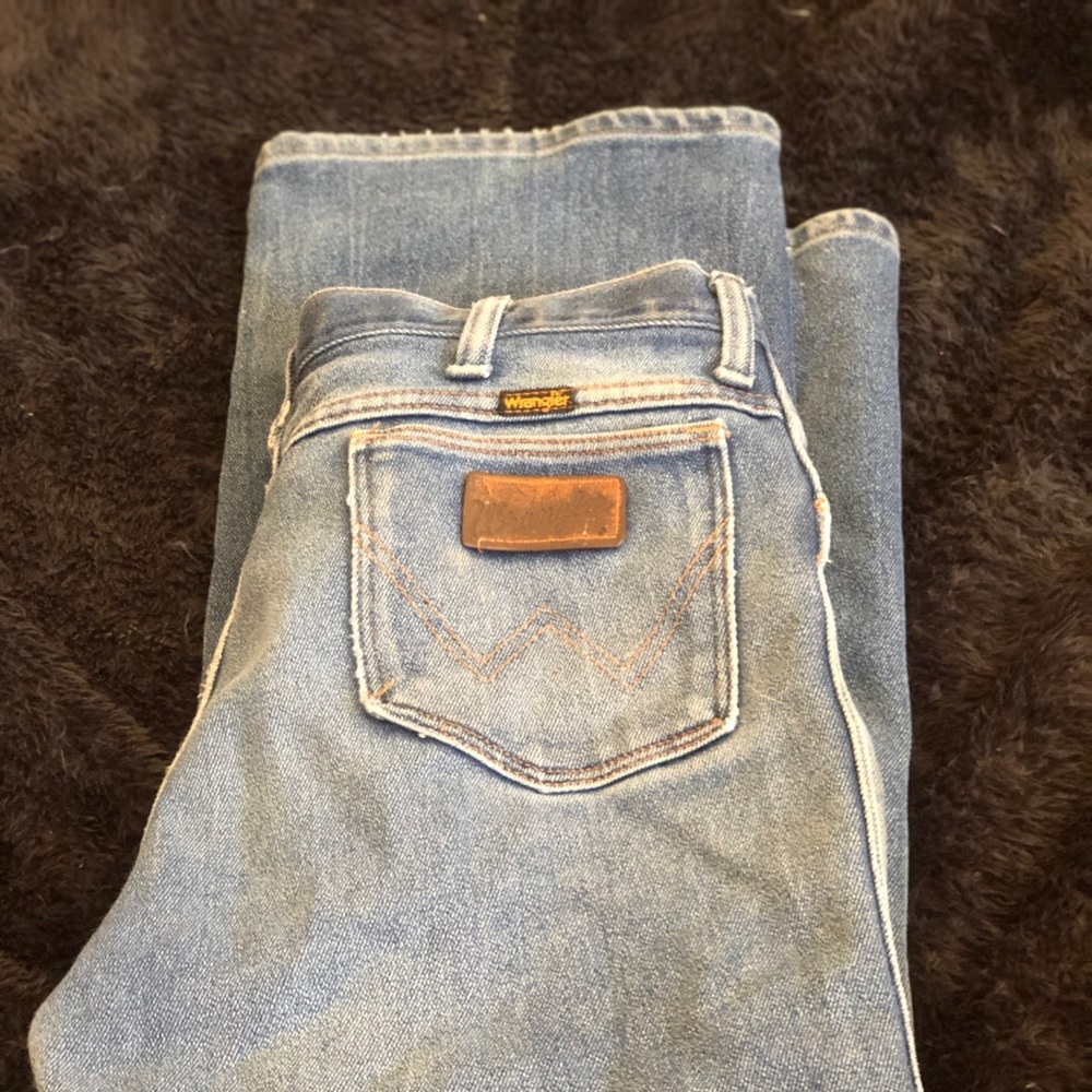 High water wrangler jeans